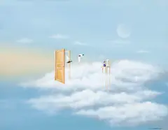 Passatempo by Flavio Lafraia, 2017, óleo sobre tela, offered Aug 2018