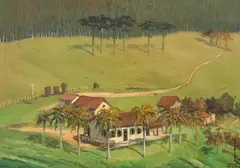 Sem Título by Willy Zumblick, 1984, óleo sobre tela, offered Aug 2018