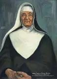 Willy Zumblick, Madre Teresa Grillo Michel, óleo sobre placa