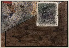 Sem Título by Artur Barrio, 1973, técnica mista sobre papel, offered Aug 2018
