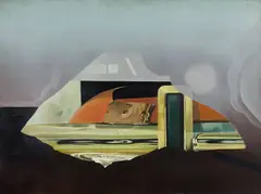 Armando Sendin, Estrutura, 1974, óleo sobre tela
