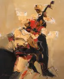 Gustavo Ortiz, Duo, 1982, óleo sobre tela