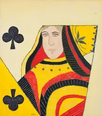Dama by R. S. Jane, 1998, óleo sobre tela, offered Aug 2018