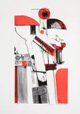 Cangaceiro by Aldemir Martins, 1982, litogravura sobre papel, offered Aug 2018
