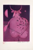 Boi by Aldemir Martins, 1982, gravura em metal sobre papel, offered Aug 2018
