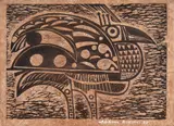 Ave by Aldemir Martins, 1988, xilogravura sobre papel artesanal, offered Aug 2018