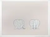 Ernesto Neto, Two Hearts And One Body, 2010, litografia sobre papel
