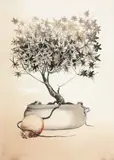 S. Matta, O Fruto Incontido, 1982, litogravura sobre papel