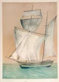 Inácio Rodrigues, Barco, 1982, litogravura sobre papel