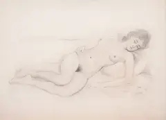 Arícia by Octávio Aráujo, 1978, grafite sobre papel, offered Aug 2018