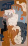 Max Ackermann, Sem Título, 1932, pastel oleoso sobre papel