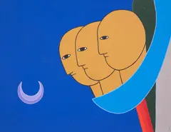 Antonio Maia, Amuleto 174, 1984, acrílica sobre tela