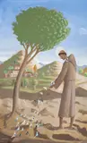 São Francisco by Fulvio Pennacchi, 1976, óleo sobre madeira, offered Aug 2018