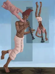Sem Título by Clóvis Graciano, 1974, óleo sobre tela, offered Aug 2018