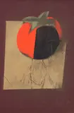 Carlos Scliar, Caqui em Eclipse, 1977, óleo sobre tela colado em placa