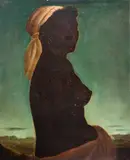 Orlando Teruz, Figura Feminina, 1951, óleo sobre tela