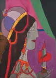 Rodrigo De Haro, Rainha, 1974, óleo sobre placa