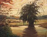 Willy Zumblick, Paisagem, óleo sobre tela