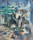 Janela do Atelier by Décio Soncini, 2003, acrílica sobre tela, offered Aug 2018