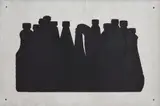 Dora Longo Bahia, Black Bloc, 2014, serigrafia sobre fibrocimento