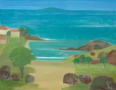 Sem Título by Francisco Rebolo, 1973, óleo sobre placa, offered Aug 2018