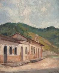 Sem Título by Aldo Bonadei, 1944, óleo sobre tela, offered Aug 2018