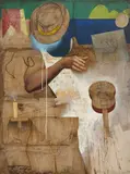 Sérgio Ferro, Chorinho, 1990, acrílica sobre tela