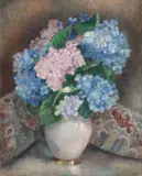 Vaso de Flor by Anita Malfatti, óleo sobre tela, offered Aug 2018