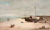 Benedito Calixto, Uma Invernada na Praia Grande (Itanhaém), 1898, óleo sobre tela