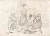 Colheita de Algodão by Candido Portinari, 1948, grafite sobre papel, offered Aug 2018