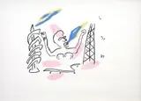 Leonilson, Sem Título, 1984, lápis de cor sobre papel