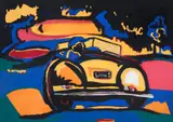 Rubens Gerchman, Porsche du Soleil, 1998, acrílica sobre tela