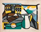 Aldo Bonadei, Sem Título, 1971, xilogravura sobre papel