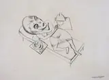Lasar Segall, Bubu de Monte Parnasse, litogravura sobre papel