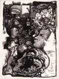 Maciej Babiński, Sem Título, 1983, litogravura sobre papel