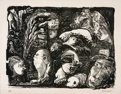 Sem Título by Maciej Babiński, 1983, litogravura sobre papel, offered Jun 2018