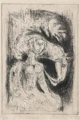 Mulher com Cavalo by Marcelo Grassmann, gravura, offered Jun 2018
