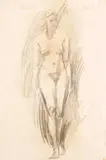 Mulher by Ernesto de Fiori, crayon sobre papel, offered Jun 2018