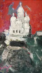 Bernard Lorjou, Place de Voges, óleo sobre tela
