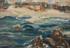 Jandyra Waters, Sem Título, 1959, óleo sobre tela