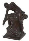 Galileo Emendabili, Indio Matando Sucuri, 1936, escultura em bronze