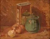 Natureza Morta by Aldo Bonadei, óleo sobre cartão, offered Jun 2018