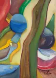 Celso Tadeu Domingo, Percepção Agradável, 2010, óleo sobre tela