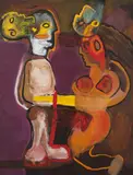 Rinaldo J. Silva, Casal Pensando em Se Amar, 1993, acrílica sobre tela