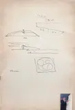 Desenho para Projeto by Oscar Niemeyer, canetão sobre papel, offered Jun 2018