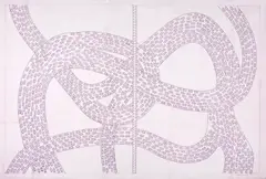 León Ferrari, Passarela, 2007, heliografia sobre papel