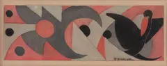 Sem Título by Antonio Gomide, guache sobre papel, offered Jun 2018