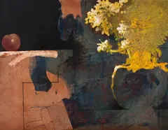 Sem Título by Sérgio Ferro, óleo sobre tela, offered Jun 2018