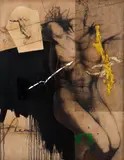 Sérgio Ferro, Cristo Scorsese, 1988, óleo sobre tela