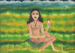 Mulher by José Antônio da Silva, 1980, óleo sobre tela, offered Jun 2018